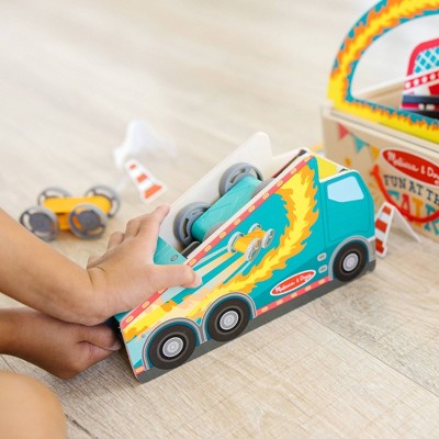  Melissa & Doug Fun At The Fair! Fire Jumper Stunt Car