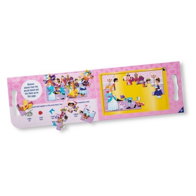  Melissa & Doug Magnetic Take-Along Jigsaw 2pc Bundle - Farm/Princesses