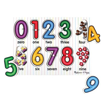  Melissa & Doug Peg Puzzle Set - 6 Puzzles