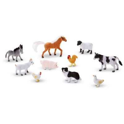  Melissa & Doug Farm Friends - 10 Collectible Farm Animals