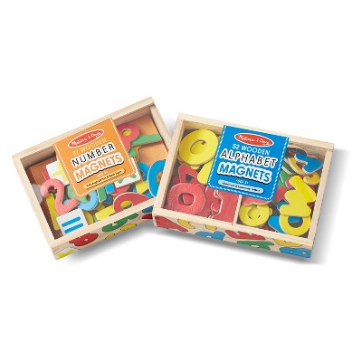  Melissa & Doug Deluxe Magnetic Letters And Numbers Set With 89 Wooden Magnets