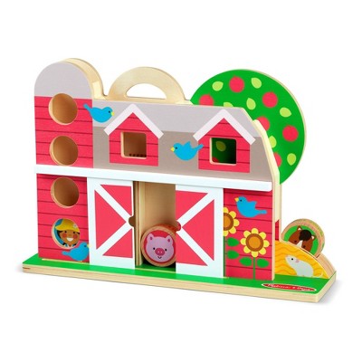  Melissa & Doug GO Tots Wooden Barnyard Tumble With 4 Disks
