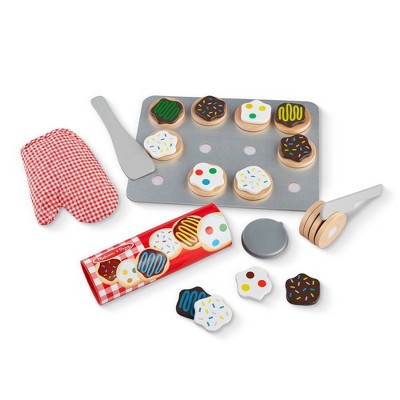  Melissa & Doug Slice And Bake Wooden Cookie Play Food Set
