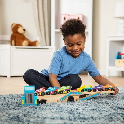  Melissa & Doug Mega Race-Car Carrier