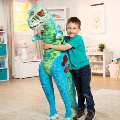  Melissa & Doug Jumbo T-Rex Dinosaur - Lifelike Stuffed Animal (over 4 Feet Tall)
