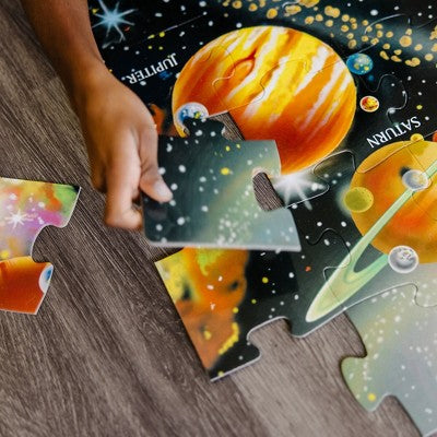 Melissa & Doug Melissa And Doug Solar System And Underwater Jumbo Floor Puzzle Puzzle Set - 2pk