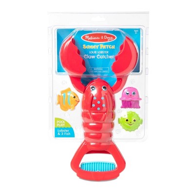  Melissa & Doug Sunny Patch Louie Lobster Claw Catcher - Grab-and-Squeeze Pool Toy