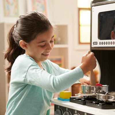  Melissa & Doug Chef's Kitchen Pretend Play Set - Charcoal