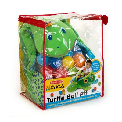  Melissa & Doug Kids Turtle Ball Pit With 60 Balls