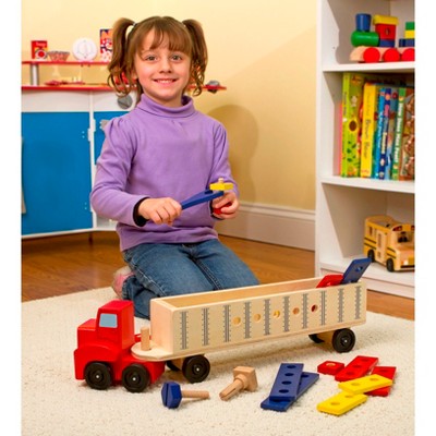  Melissa & Doug Big Rig Truck Wooden Building Set (22pc)