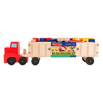  Melissa & Doug Big Rig Truck Wooden Building Set (22pc)