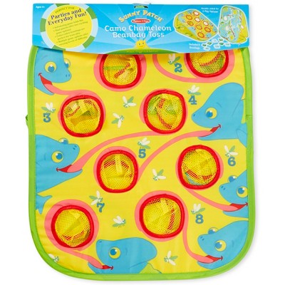  Melissa & Doug Sunny Patch Camo Chameleon Bean Bag Toss Action Game