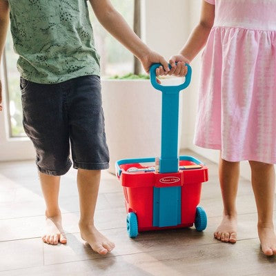  Melissa & Doug Fill & Roll Grocery Basket Playset