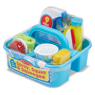  Melissa & Doug Spray, Squirt & Squeegee Play Set - Pretend Play Cleaning Set