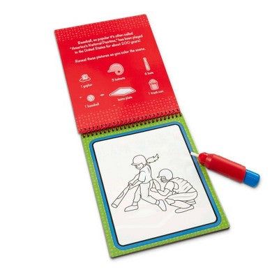  Melissa & Doug Water Wow Bundle Space Sports And Occupations