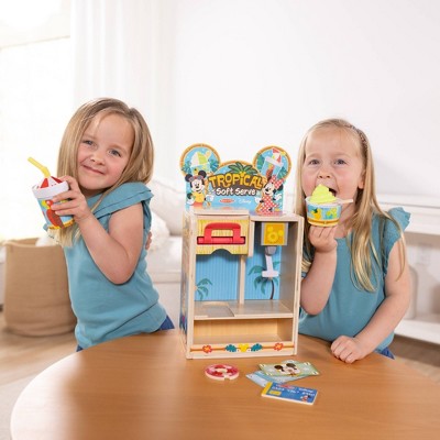  Melissa & Doug Disney Tropical Soft Serve Ice Cream Wooden Play Food Set - 23pc