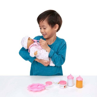  Melissa & Doug Mine To Love Time To Eat Doll 8 Pc Accessories Feeding Set