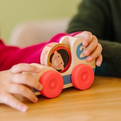  Melissa & Doug GO Tots Wooden Race Cars (2 Cars, 2 Disks)