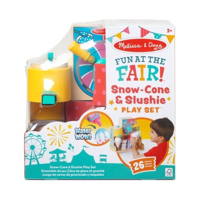  Melissa & Doug Fun At The Fair! Wooden Snow-Cone And Slushie Play Food Set
