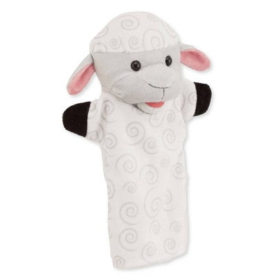  Melissa & Doug Farm Friends Hand Puppets (Set Of 4) - Cow, Horse, Sheep, And Pig