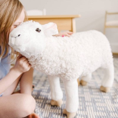  Melissa & Doug Giant Sheep - Lifelike Stuffed Animal (nearly 2 Feet Tall)