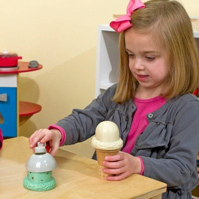  Melissa & Doug Scoop And Stack Ice Cream Cone Magnetic Pretend Play Set