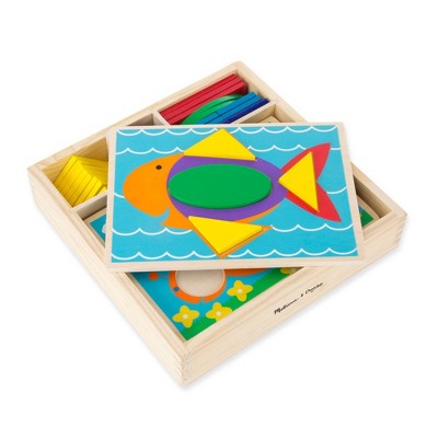  Melissa & Doug Beginner Pattern Blocks