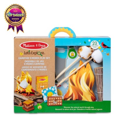  Melissa & Doug Let's Explore S'mores & More Campfire Play Set