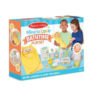  Melissa & Doug Mine To Love Changing & Bathtime Play Set