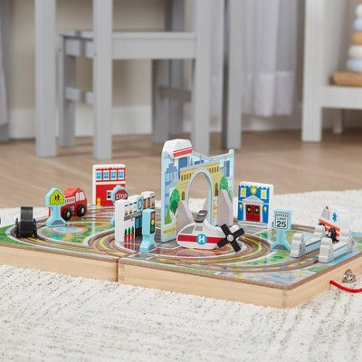  Melissa & Doug Take Along Town Set