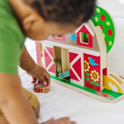  Melissa & Doug GO Tots Wooden Barnyard Tumble With 4 Disks