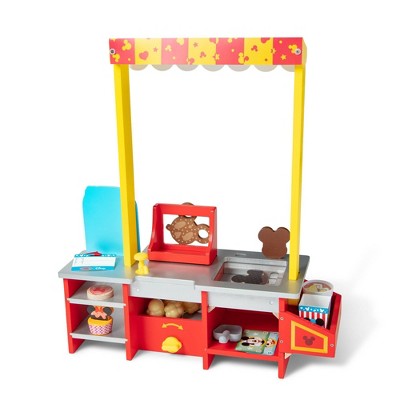  Melissa & Doug Disney Snacks & Popcorn Wooden Pretend Play Food Counter – 33pc