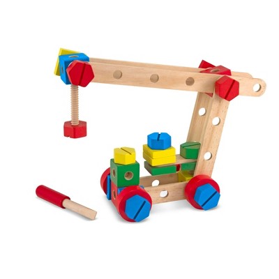  Melissa & Doug Wooden Construction Building Set In A Box (48pc)