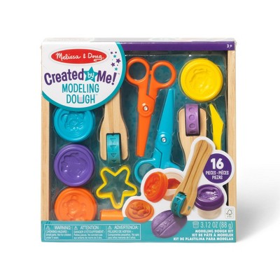  Melissa & Doug Cut, Sculpt, And Roll Clay Play Set With 8 Tools And 4 Colors Of Modeling Dough: Fine Motor Skills Modeling Set