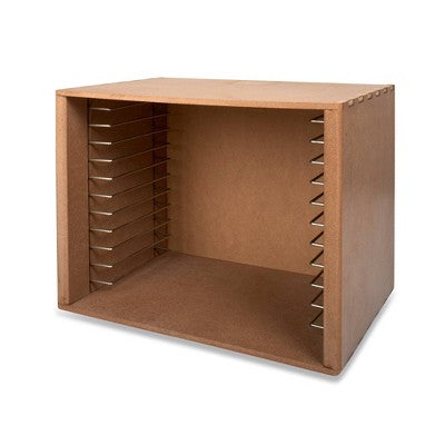  Melissa & Doug Natural Wood Puzzle Storage Case (Holds 12 Puzzles)
