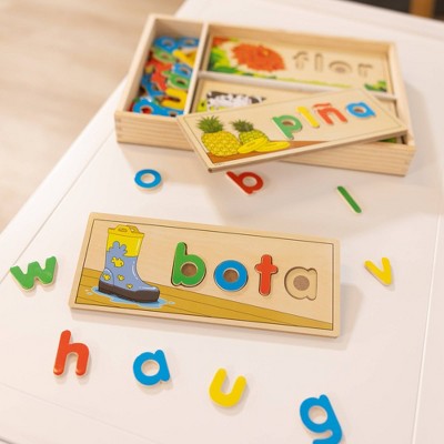  Melissa & Doug Spanish See & Spell Educational Language Learning Toy