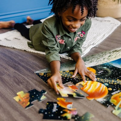 Melissa & Doug Melissa And Doug Solar System And Underwater Jumbo Floor Puzzle Puzzle Set - 2pk