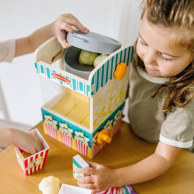  Melissa & Doug Fun At The Fair! Wooden Popcorn Popping Play Food Set
