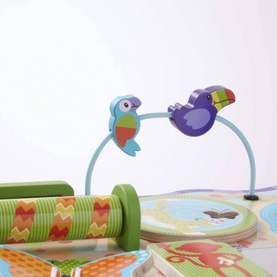  Melissa & Doug First Play Childrens Jungle Wooden Activity Table For Toddlers