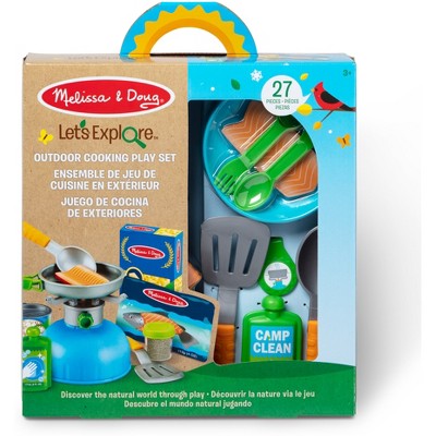  Melissa & Doug Let's Explore Outdoor Cooking Play Set - 27pc