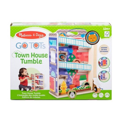  Melissa & Doug GO Tots Wooden Town House Tumble With 3 Disks