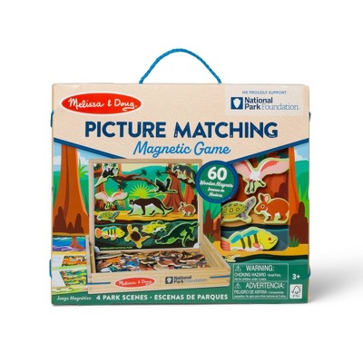  Melissa & Doug National Parks Wooden Picture Matching Magnetic Game - 60pc