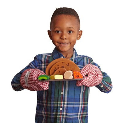  Melissa & Doug Rotisserie And Grill Wooden Barbecue Play Food Set (24pc)