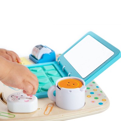  Melissa & Doug Wooden Work & Play Desktop Activity Board Infant And Toddler Sensory Toy