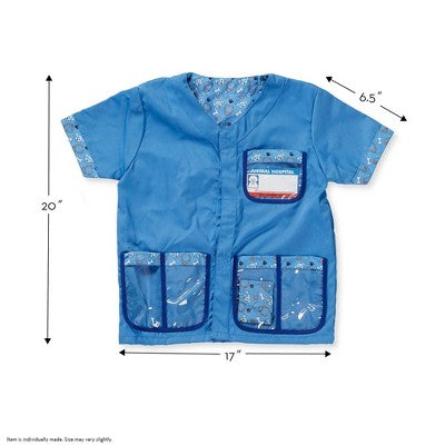  Melissa & Doug Veterinarian Role Play Costume Dress-Up 9pc Set