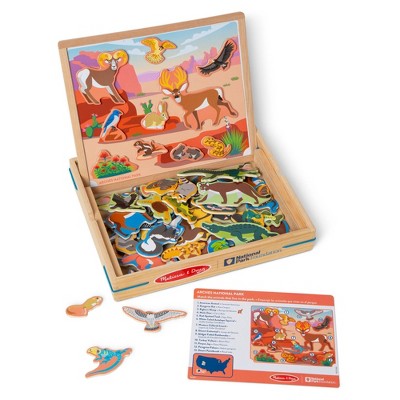  Melissa & Doug National Parks Wooden Picture Matching Magnetic Game - 60pc