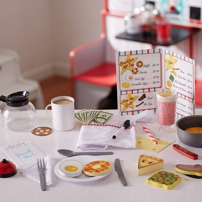  Melissa & Doug Star Diner Restaurant Play Set