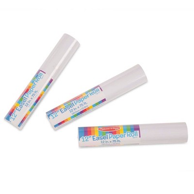  Melissa & Doug Tabletop Easel Paper Roll (12"x75') 3pk