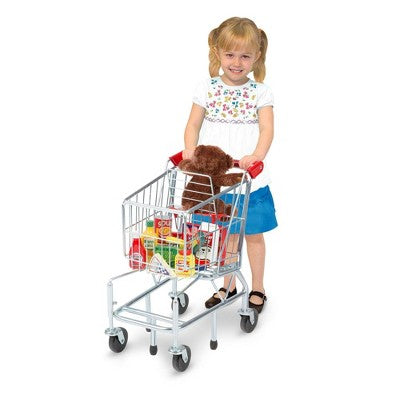  Melissa & Doug Toy Shopping Cart With Sturdy Metal Frame