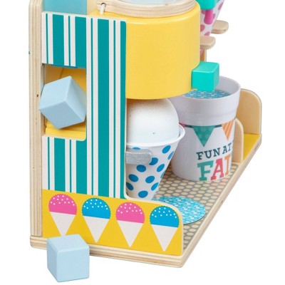  Melissa & Doug Fun At The Fair! Wooden Snow-Cone And Slushie Play Food Set